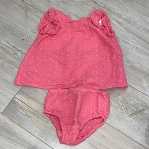 Zara baby Pink Linen set